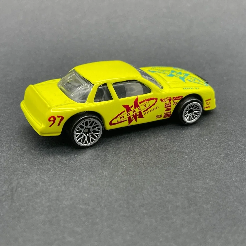 Hot Wheels #97 Morey Buick Stocker Yellow Race‎ Car Diecast 1/64 Scale Loose